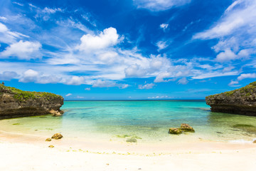 沖縄 今帰仁のビーチ