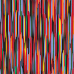 Bright abstract seamless pattern of colored stripes in Asian style
