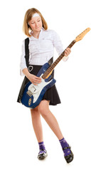 Fototapeta premium Teen Girl Rockstar
