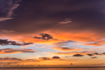sunset cloud background