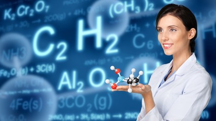 Laboratory, Scientist, Molecule.