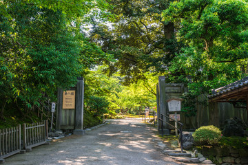 金沢　兼六園　桂坂口