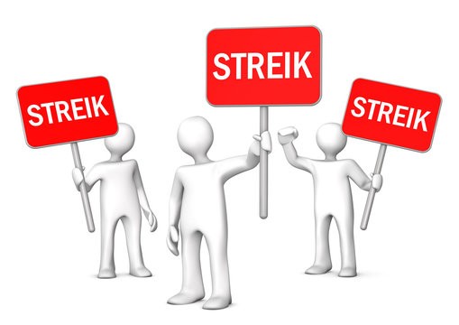 M&auml;nnchen Streik