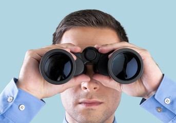 Binoculars, The Future, Business.