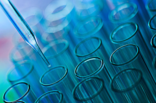 laboratory test tubes