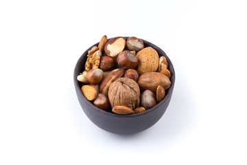 Nuts mix in bowl