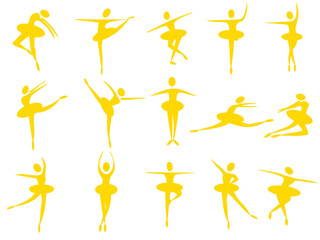 バレエダンサーのアイコン