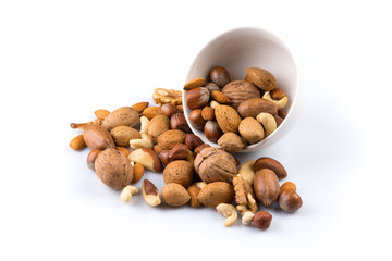 Nuts mix in bowl