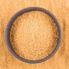 brown sugar in dark bowl