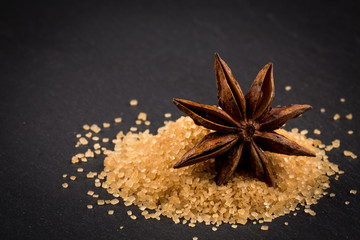 tropical brown sugar, anise