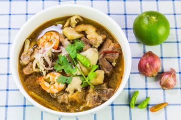 Thai spicy and sour soup