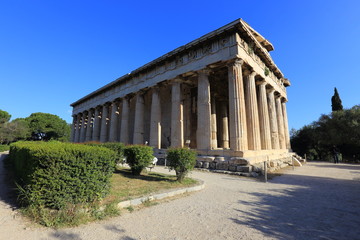 Fototapeta na wymiar Temple of Hephaestus, Athens, Greece 