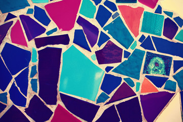Abstract colorful tile background