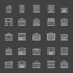 Building icons set