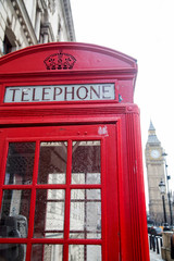 UK - London -  Red Telephone Booth