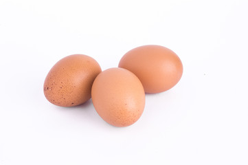 Eggs isolated