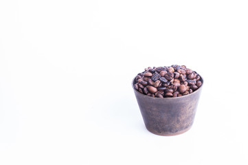 Fototapeta na wymiar coffee bean isolated