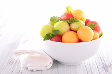 fruit salad in bowl