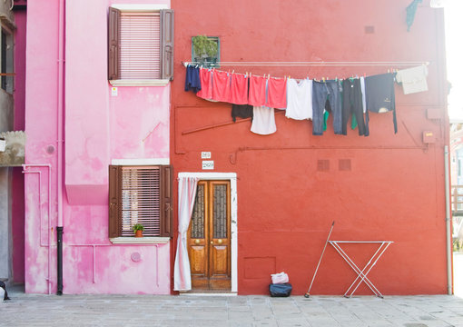 Burano island near Venice