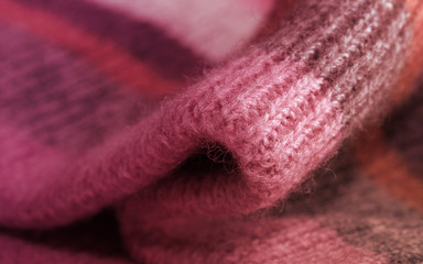 Soft wool photo close up