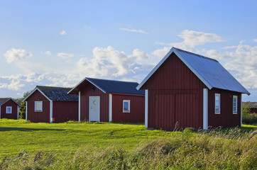 Ferienhäuser auf Öland, Schweden.