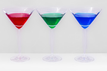 Copas de colores