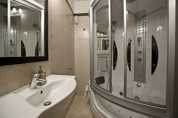Fototapeta premium Hotel bathroom interior