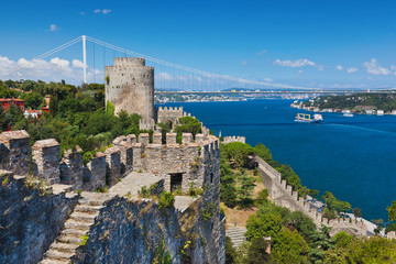 Obraz premium Rumeli Fortress at Istanbul Turkey