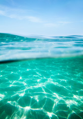 Sea bottom near the coast.