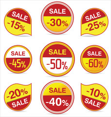 Sale Stickers and tags