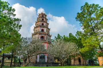 Thien Mu Pagoda. Unesco World Heritage Site. Hue. Vietnam.