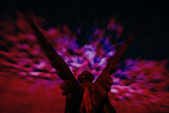 Death angel - blurred style photo