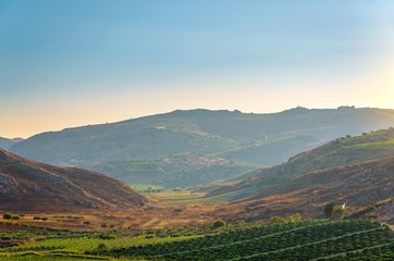 Paysage sicilien.