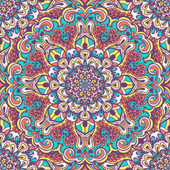 Oriental ornate seamless pattern.