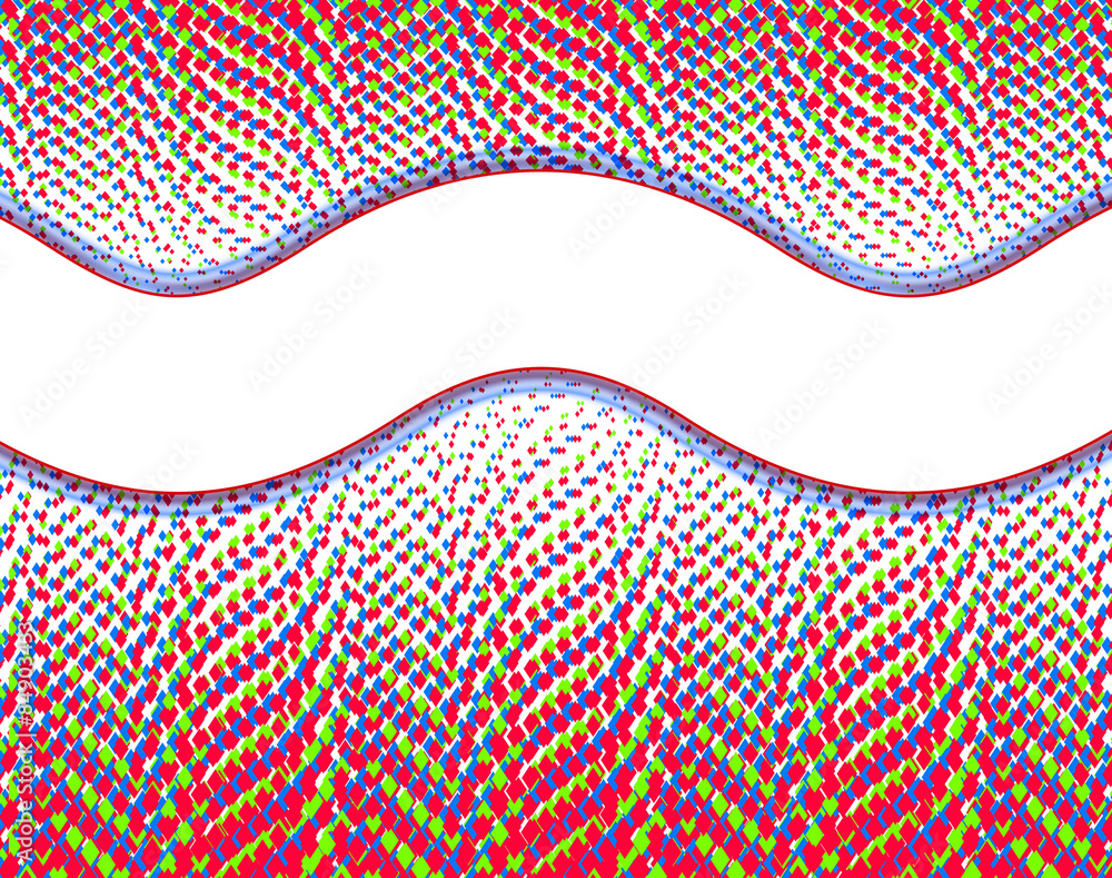 Poster multicoloured diamond pattern card design with copy space