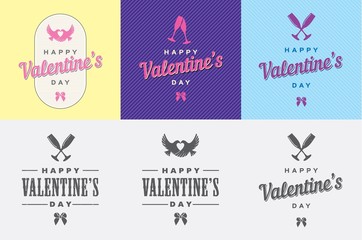 Happy Valentine's Day Vector Template