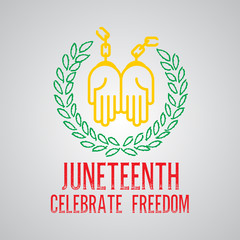 juneteenth day background