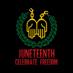 juneteenth day background