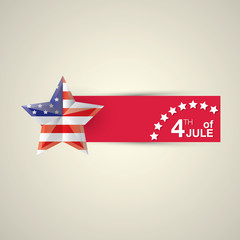 Happy independence day card United States