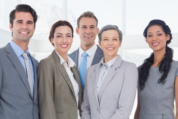 Fototapeta premium Business people looking at camera