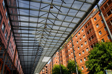 Immeubles à la Cité Internationale de Lyon 