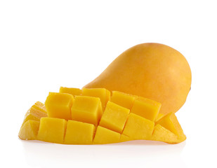mango fruit isolated on white background