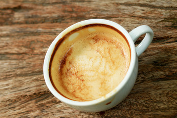 Drinking coffee vintage