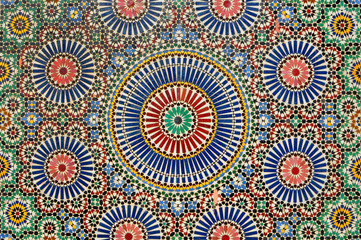 Arab mosaic in Marrakech