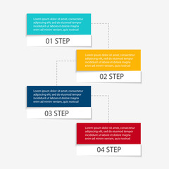 Vector colorful info graphics for your business presentations.