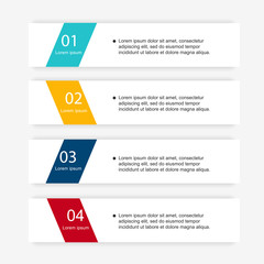 Vector colorful info graphics for your business presentations.