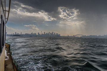 Auf der Fähre von Sydney nach Manly