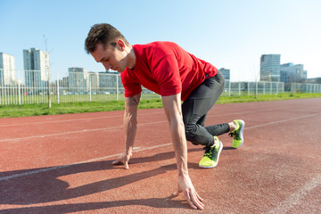 Sprinting Athlete