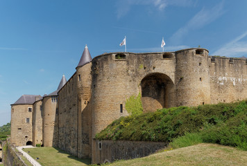 château fort de Sedan vu d'en haut.