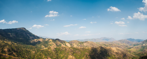 Fototapeta na wymiar Panoramic mountain landscape